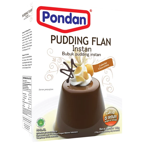 Pondan Pudding Flan Instan Cokelat 180g