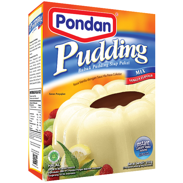 Pondan Pudding Mix Vanila 200g