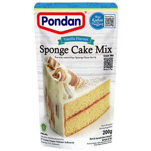 Pondan Sponge Vanila Cake Mix 200g Pouch