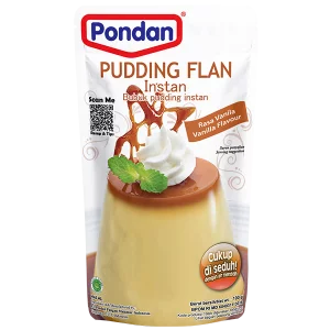 Pondan Pudding Flan Instan Rasa Vanila 100g (Pouch)