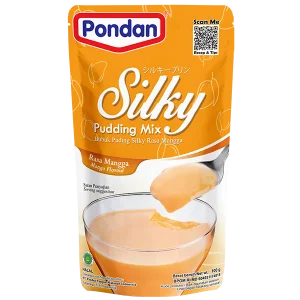 Silky Pudding Mix Bubuk Pudding Lembut Rasa Mangga 100g