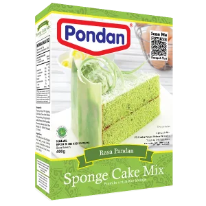 Pondan Sponge Cake Mix Rasa Pandan 400g