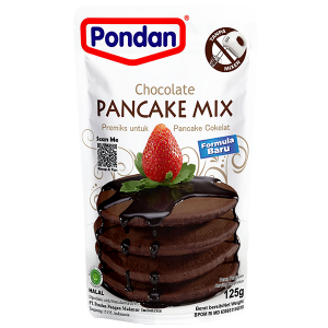 Pondan Pancake Mix Rasa Cokelat 125g Pouch
