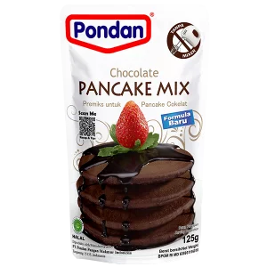 Pondan Pancake Mix Rasa Cokelat 125g Pouch